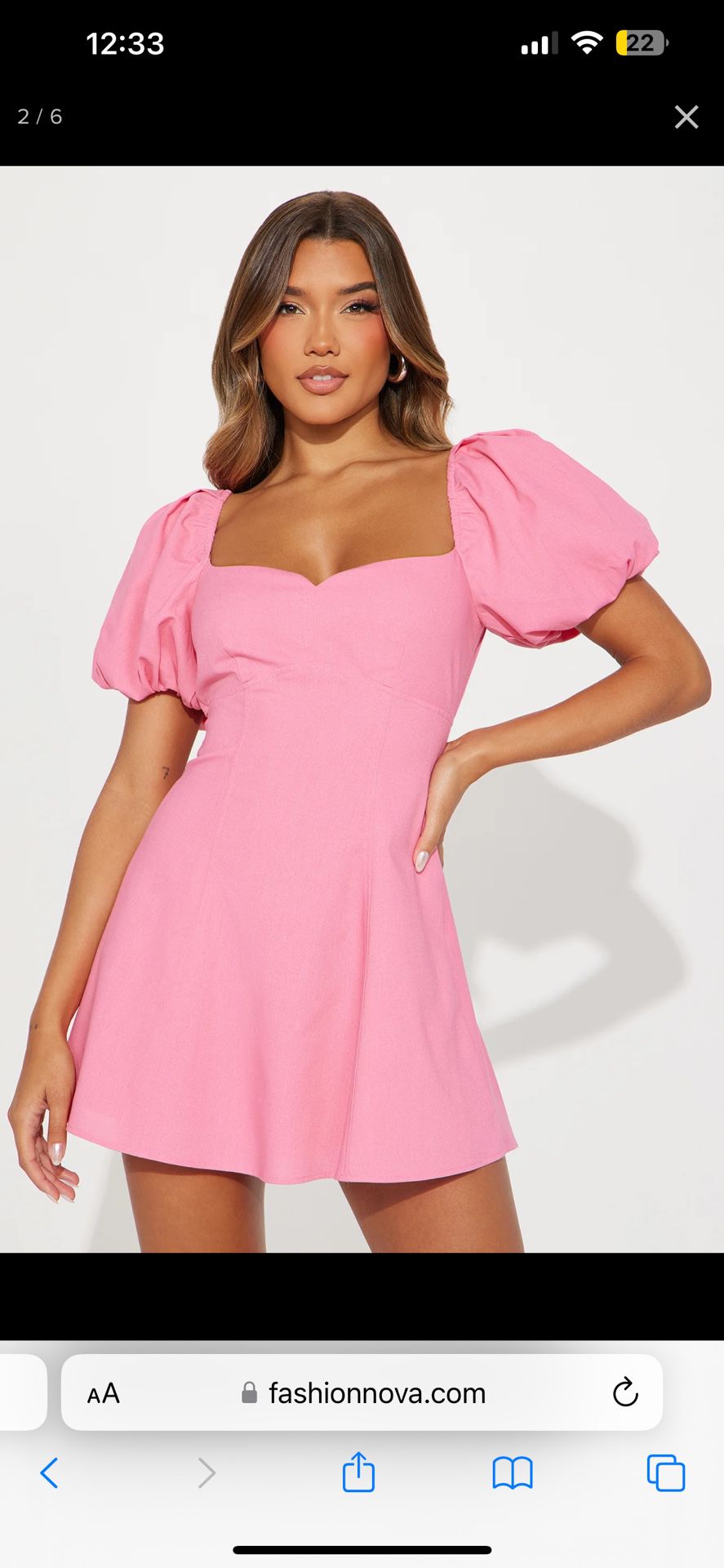 XL pink Fashion Nova Dress