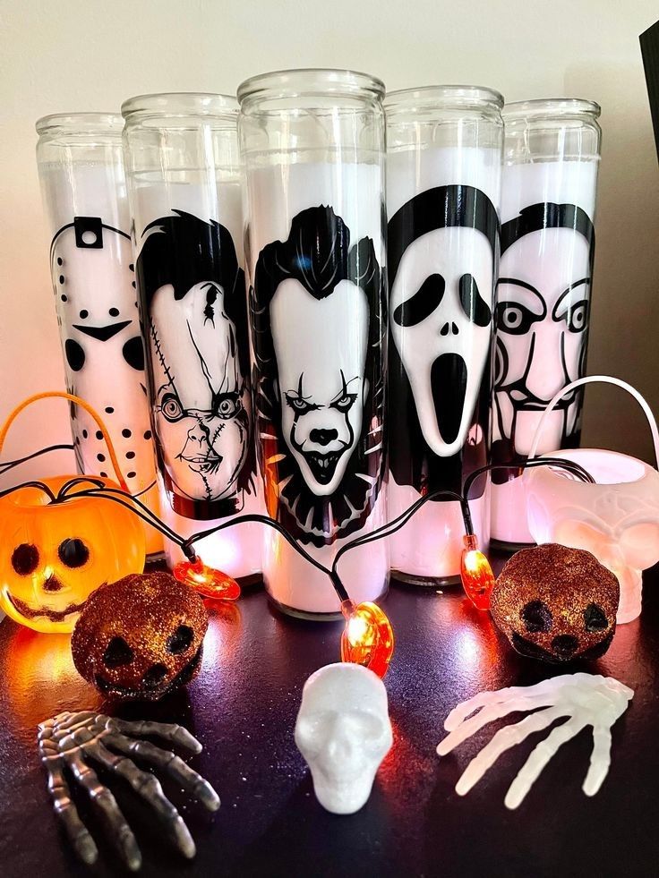 Halloween Custom Candles