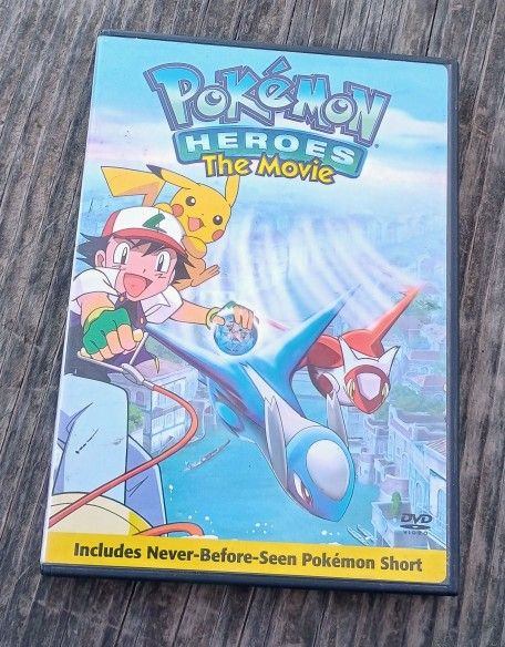 Pokemon Heroes DVD, 2003 Animated Movie Anime