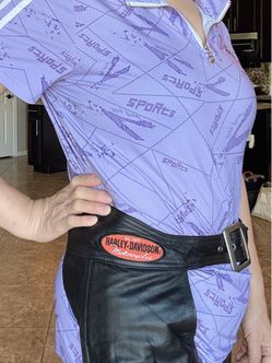 Harley-Davidson – Genuine Leather Winter Motorcycle Riding Chaps/Pants