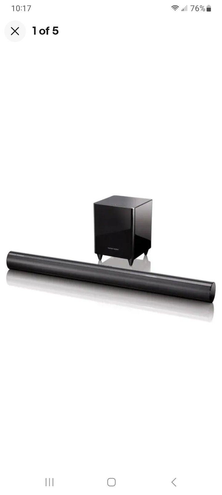 Harman Kardon SB 30 5.1 Soundbar and Wireless Subwoofer