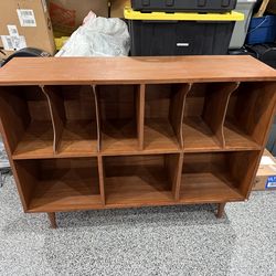 Vinyl record shelf