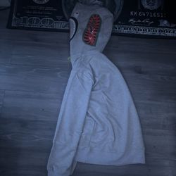 Bathing Ape  Grey Hoodie 