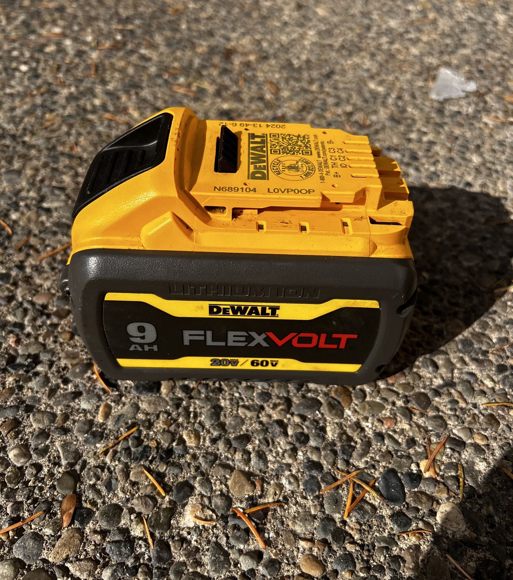 Dewalt Flexvolt 60v Battery 9.0AH