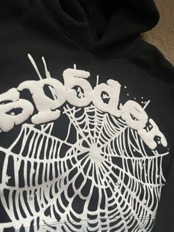 og black Spider wed hoodie 