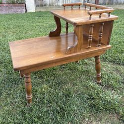 Vintage two Tier Telephone Table