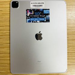 ON SALE IPAD 5TH GEN 12.9” INCHES 2TB
