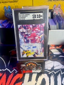 2020 Panini Luminance Jalen Hurts Auto /100 Rookie RC SGC 10/10