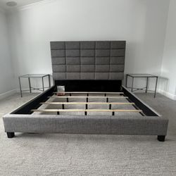 King Bed Headboard & Frame 