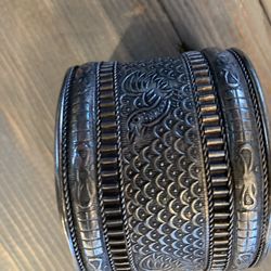 Ornate Silver Cuff
