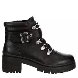 Black lace-up boots - Little girls/women
