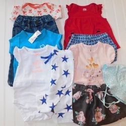 Baby Girls Clothes size 6-9 Months Summer Clothes Lot 6-9M