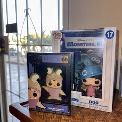 Boo Funko Pop &  Pop Pin 