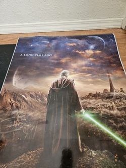 24x36  Inch Star Wars Episode VII 2015 Poster. Must Pick Up In Horizon.  Offers Accepted 