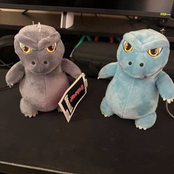 Godzilla Plushies