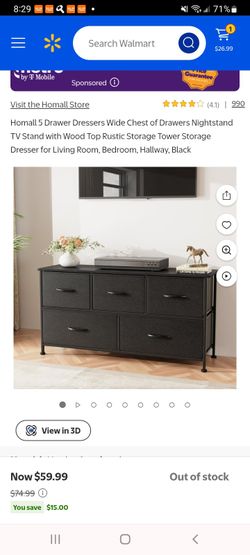 5 Drawer Dresser