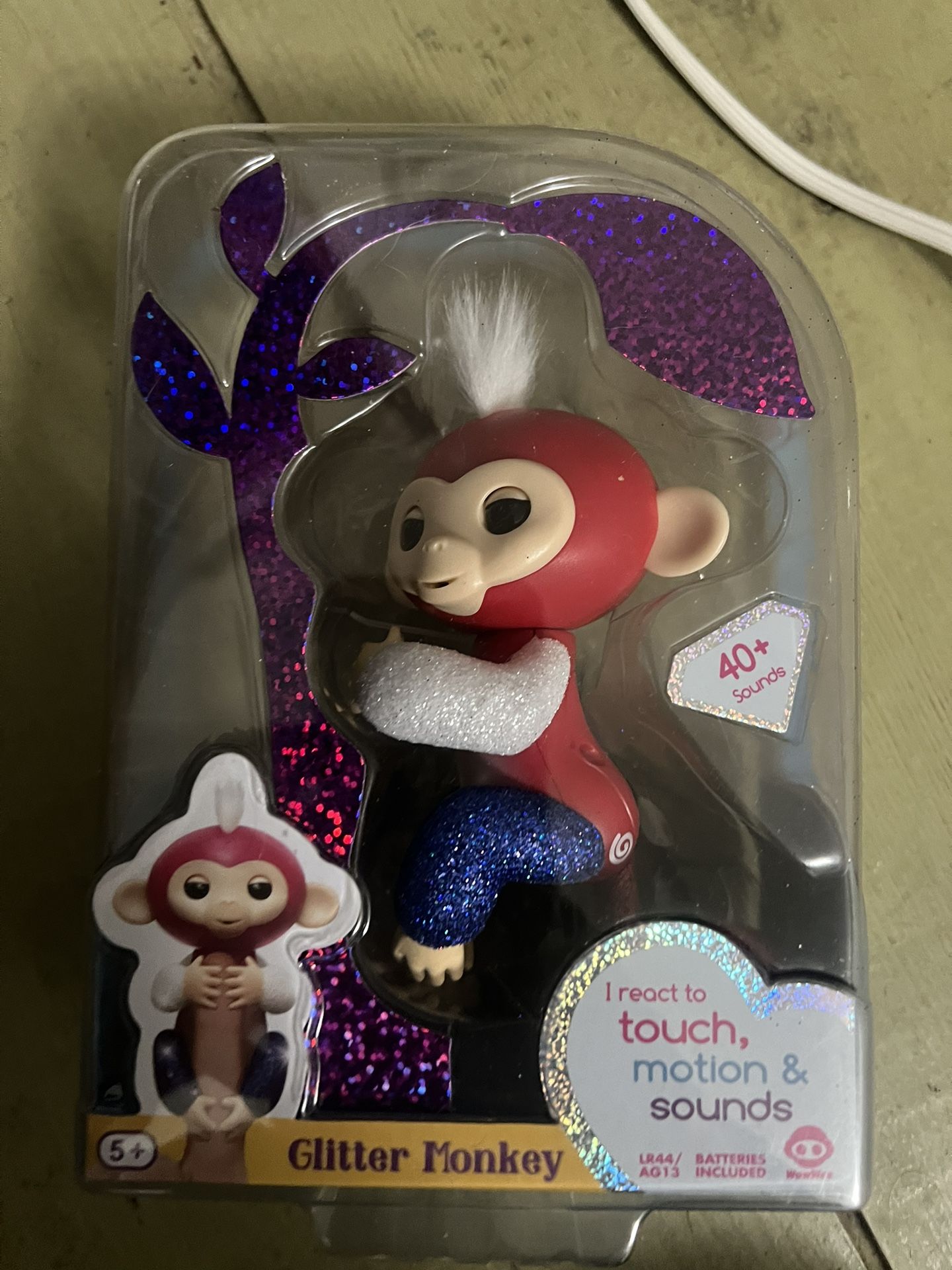 Glitter Monkey Toy 🧸