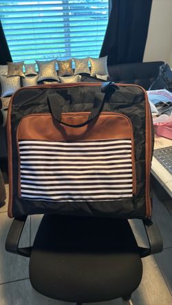 Brown & Black Garment Bag