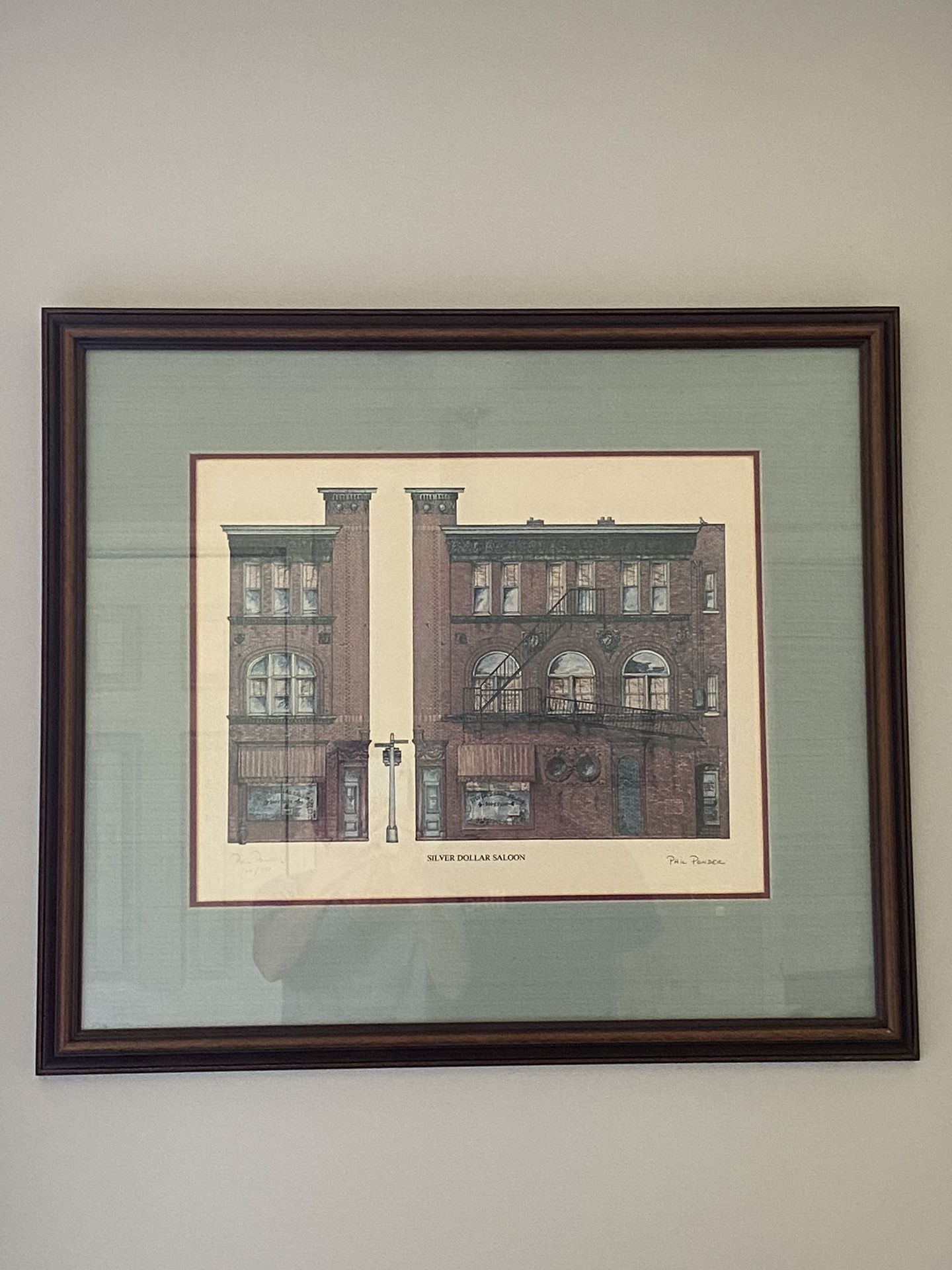 Phil Ponder Print - Silver Dollar Saloon