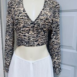 Zara Brand Crop Top Size Xs Like New