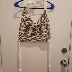 Handmade Halter Crop Top