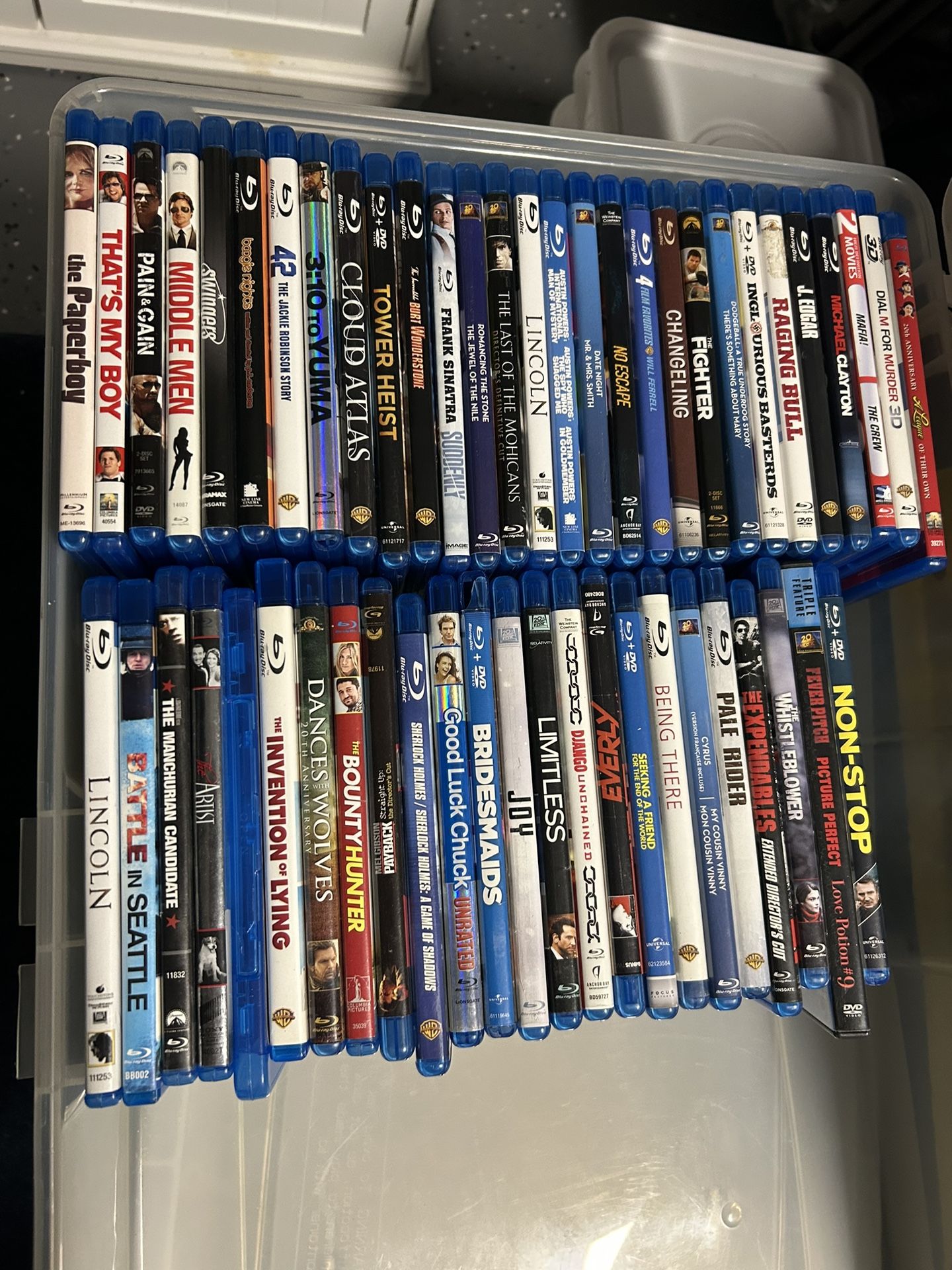 Blue Ray Lot Of 50