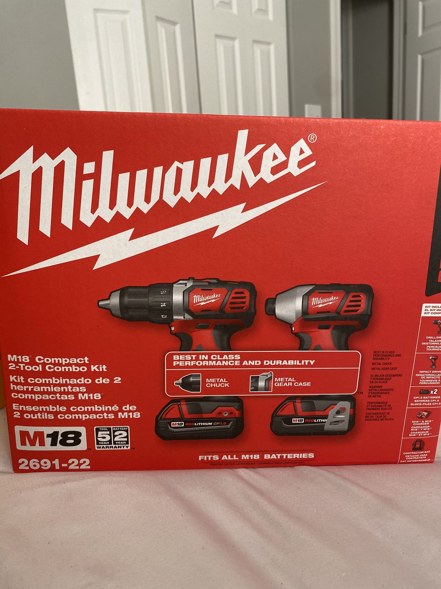 Milwaukee M18 Compact 2 Tool Combo Kit
