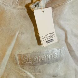 Brand New supreme mm6 maison margiela foil box hoodie