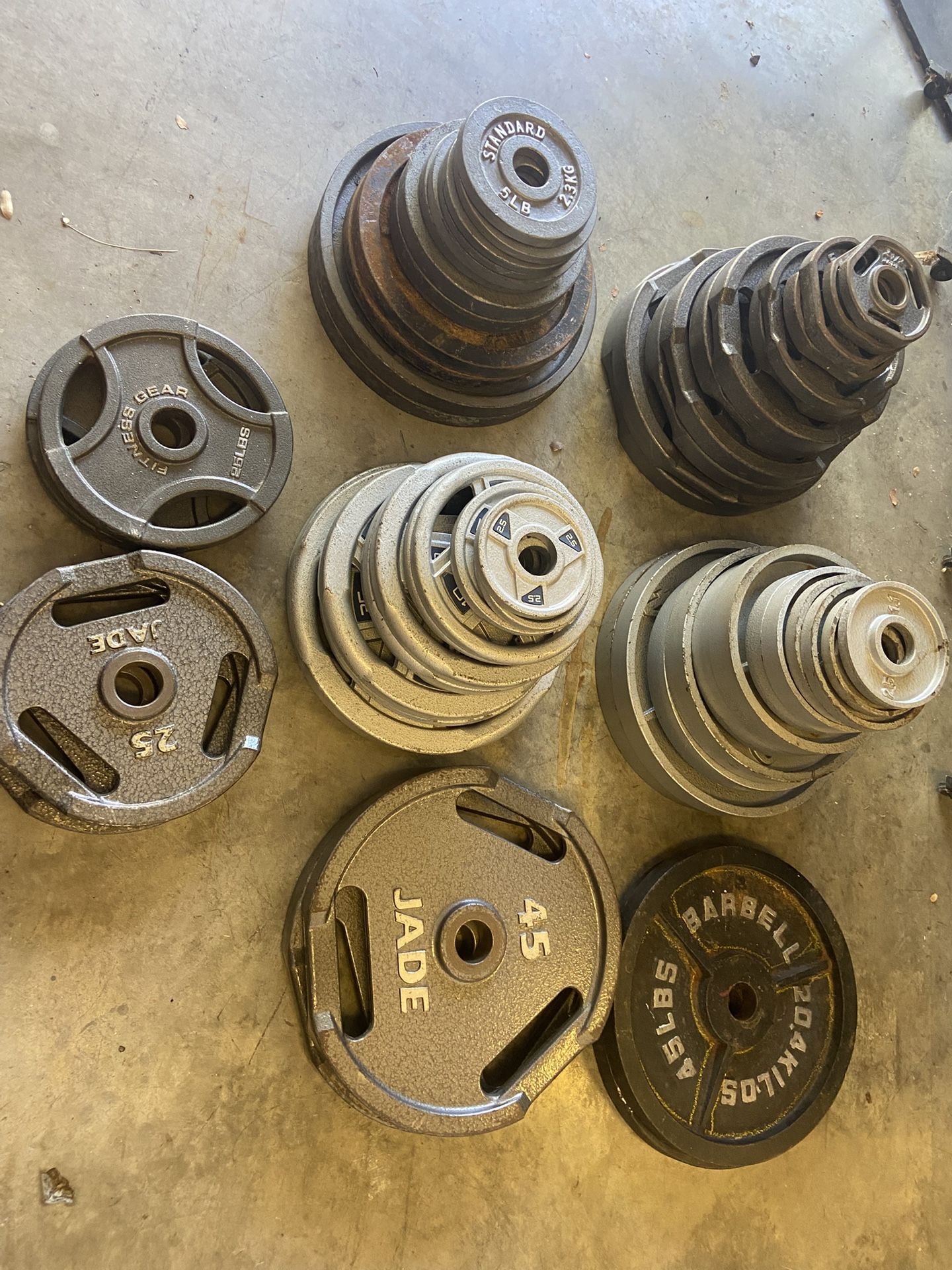 Olympic Weight Plates $1 A Lb