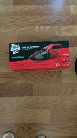 Electric hand vac convenience