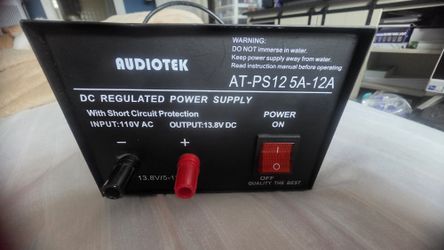 AUDIOTEK AT-PS12 5A-12A DC POWER SUPPY