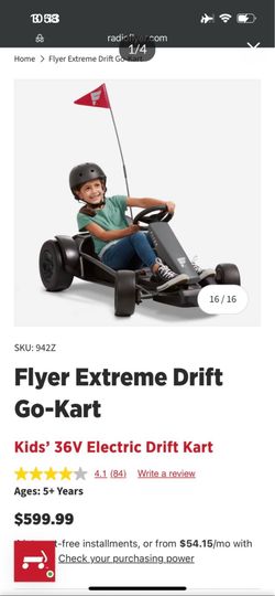 Radio Flyer Ultimate  Go Kart With Drifting Wheels