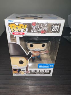 VAULTED EXCLUSIVE Willie Nelson w/ Cowboy Hat Funko Pop Rocks #261 Country Music Guitar Vinyl