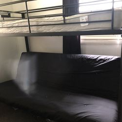 Bunk Bed With Futon 