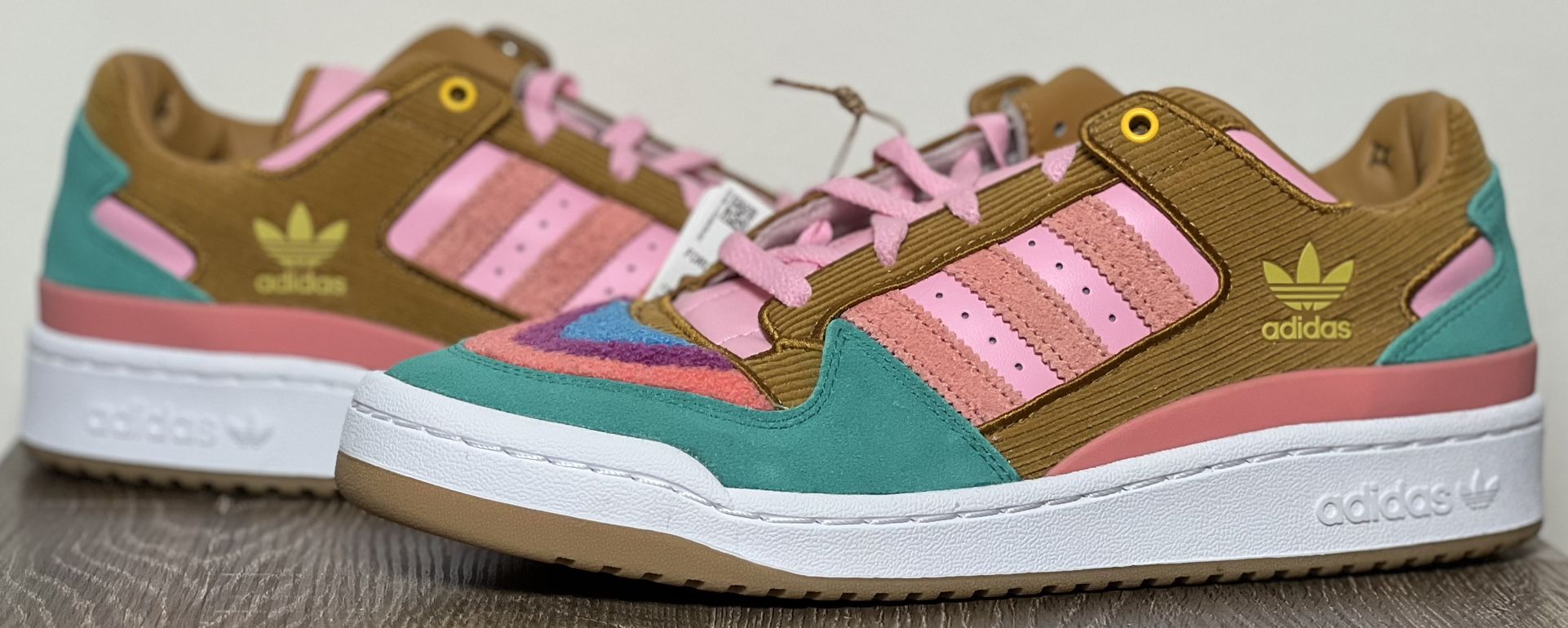 The Simpsons x adidas Forum Low Living Room - Size 9.5 - IE8467 (2023) NEW