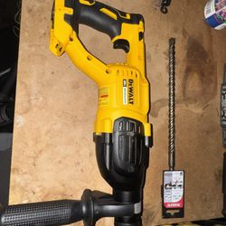 DEWALT 20v Brushless Rotary Hammer w/ new drill bit