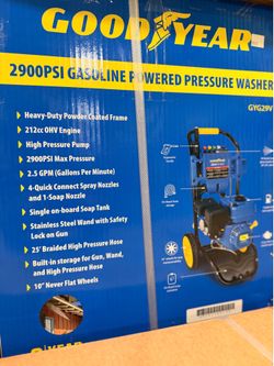 Goodyear Gas powered Power Washer 2900 psi