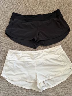 2 pair Lululemon Speed Up Shorts