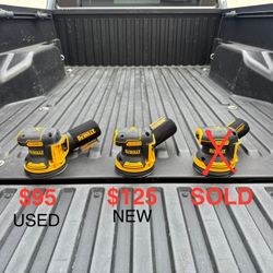 DEWALT 20V MAX XR Cordless Brushless 5 in. Random Orbital Sander (Tool Only) **SEE PHOTO FOR PRICING**