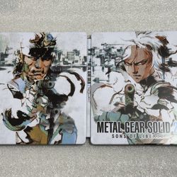 Metal Gear Solid 2 Sons Of Liberty Custom made Steelbook/SteelUp Case PS3/Xbox