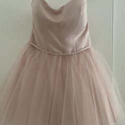 MORILEE by Madeline Gardner  strapless dress  Color Blush  Size 12 .Bestido  estraple  Color Rubor Talla 12 