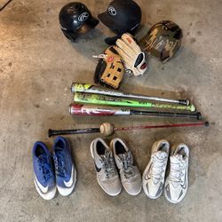 Baseball Gear Gloves Bats Helmets Cleats 