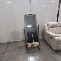 Ethan Allen Circa 1776 Solid Maple Cheval Floor Mirror 18-5060 - Vintage, Made in USA