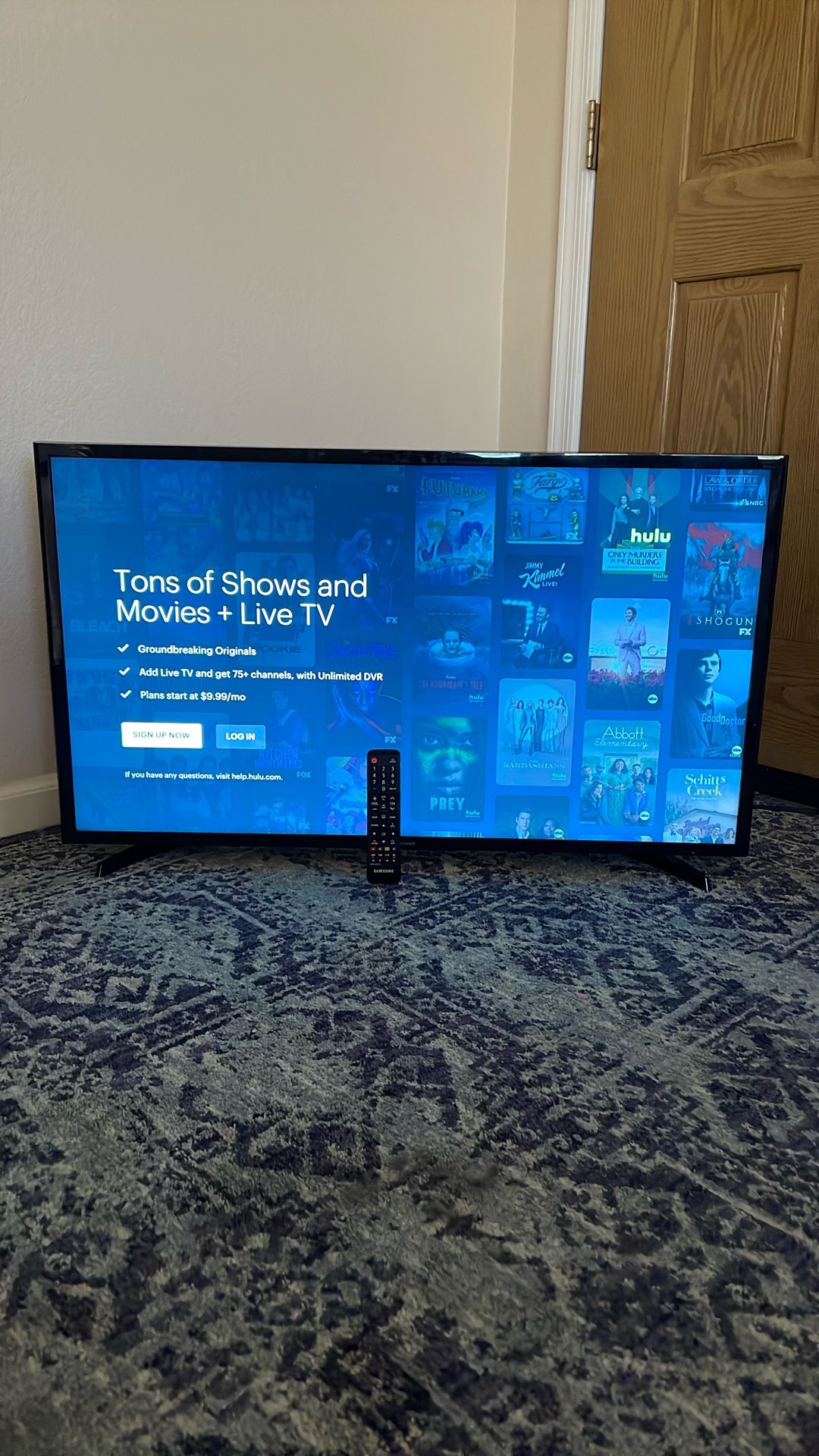 40” Samsung LED Smart TV With Remote