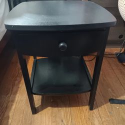 Black Side Table