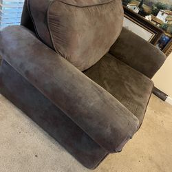 Matching Loveseat And Chair Pair 