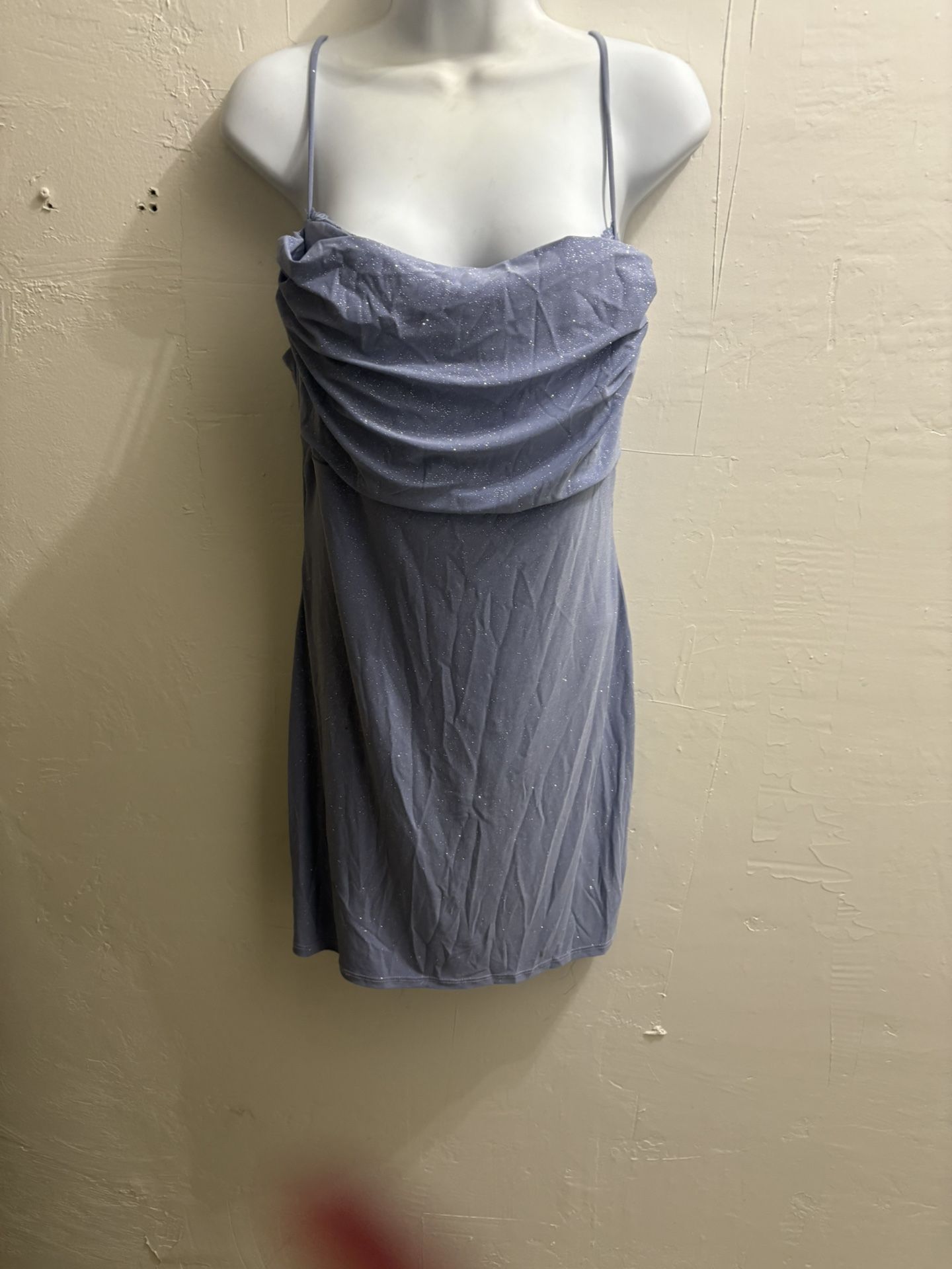 Blue Dress With Glitter 