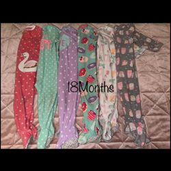 18M Babygirl Footsie Pjs
