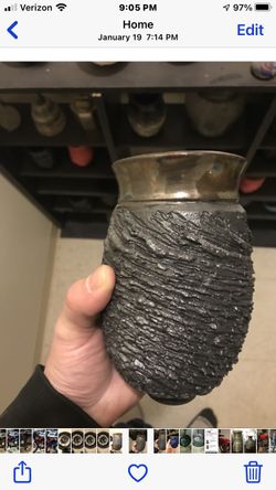 Textured  Ceramic Cup. 