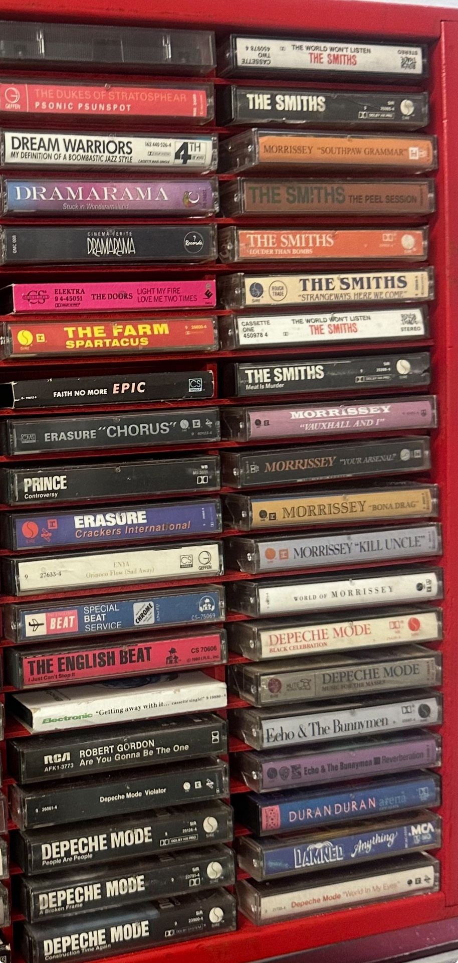 Morrissey The Smiths Depeche Mode Cassettes